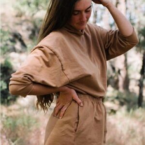 Honeydove Mock Neck Sweater